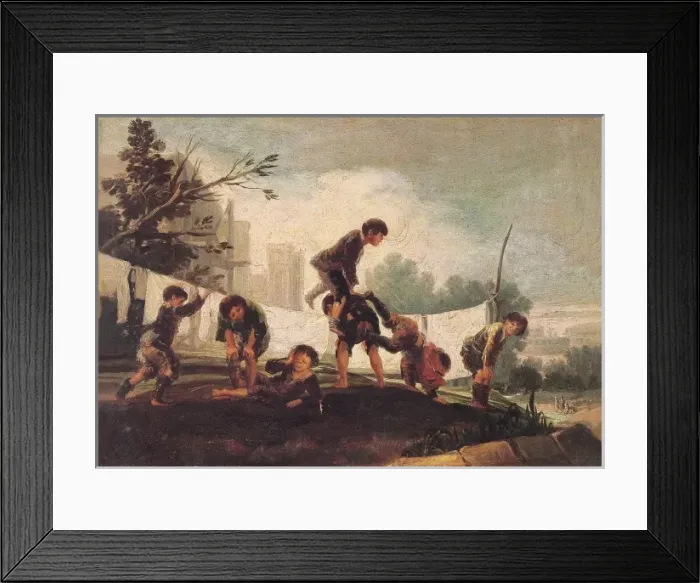 Framed Print : Childrens Game: El Paso Framed Print : Childrens Game: El Paso