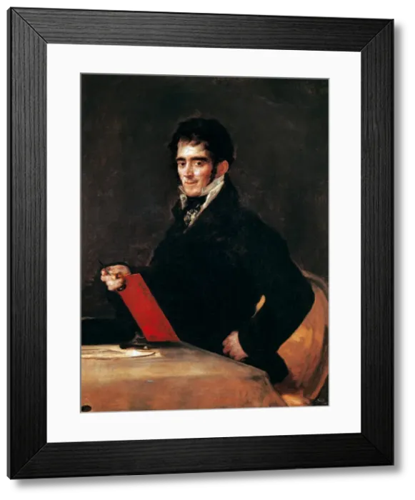 Framed Print : Portrait of the Engraver Rafael Esteve Vilella Framed Print : Portrait of the Engraver Rafael Esteve Vilella