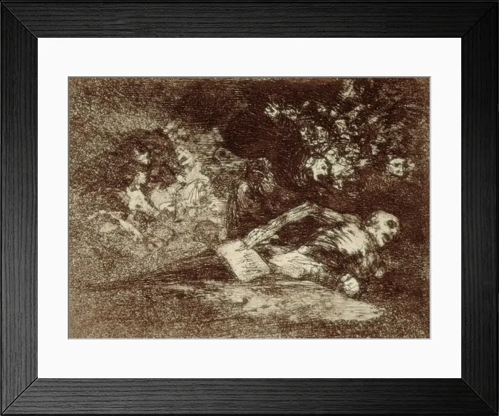Framed Print : Nothing, Plate 69 of The Disasters of War Framed Print : Nothing, Plate 69 of The Disasters of War