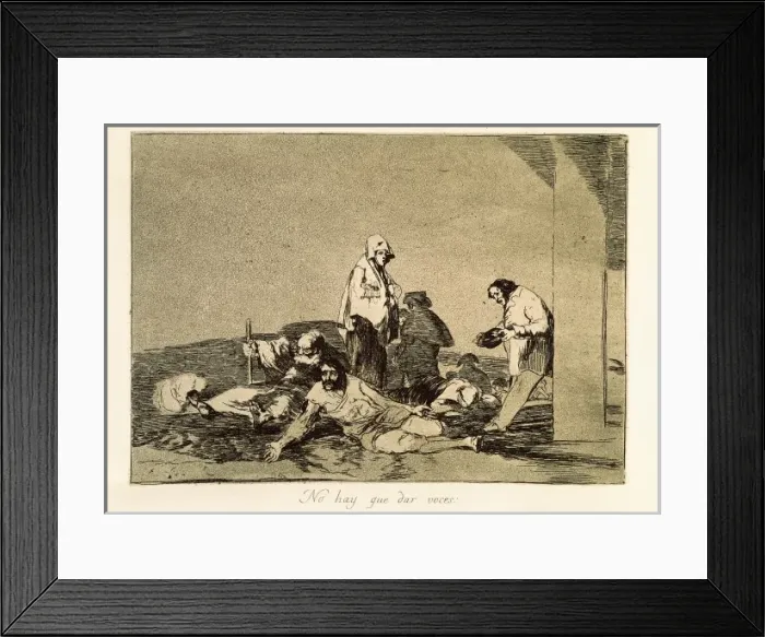 Framed Print : Its no use crying out. Plate 58 of The Disasters of War Framed Print : Its no use crying out. Plate 58 of The Disasters of War