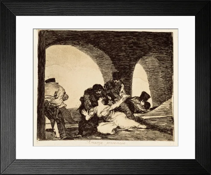 Framed Print : Bitter to be present. Plate 13 of The Disasters of War Framed Print : Bitter to be present. Plate 13 of The Disasters of War
