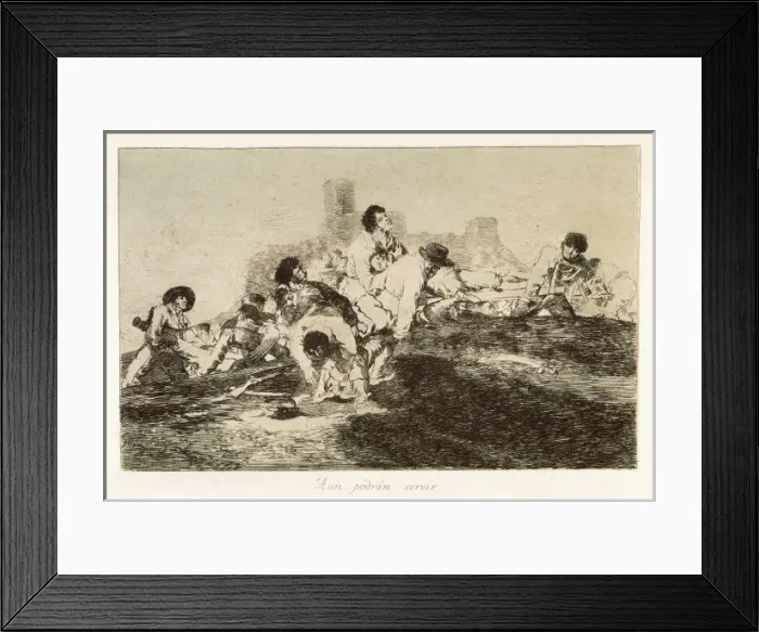 Framed Print : They can still be of use. Plate 24 of The Disasters of War Framed Print : They can still be of use. Plate 24 of The Disasters of War