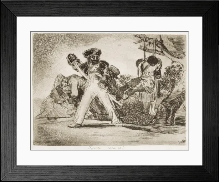 Framed Print : A tough one, this! Plate 31 of The Disasters of War Framed Print : A tough one, this! Plate 31 of The Disasters of War