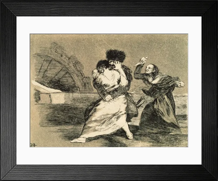 Framed Print : They don t like it. Plate 9 of The Disasters of War Framed Print : They don t like it. Plate 9 of The Disasters of War