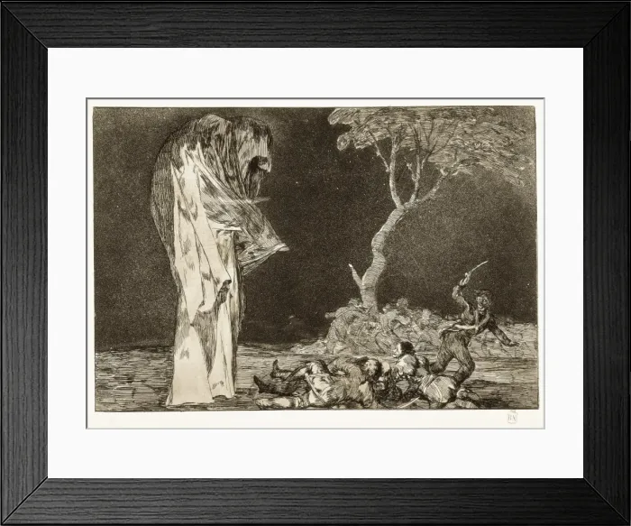 Framed Print : Riddle of fear. Plate 2 of Proverbs Framed Print : Riddle of fear. Plate 2 of Proverbs