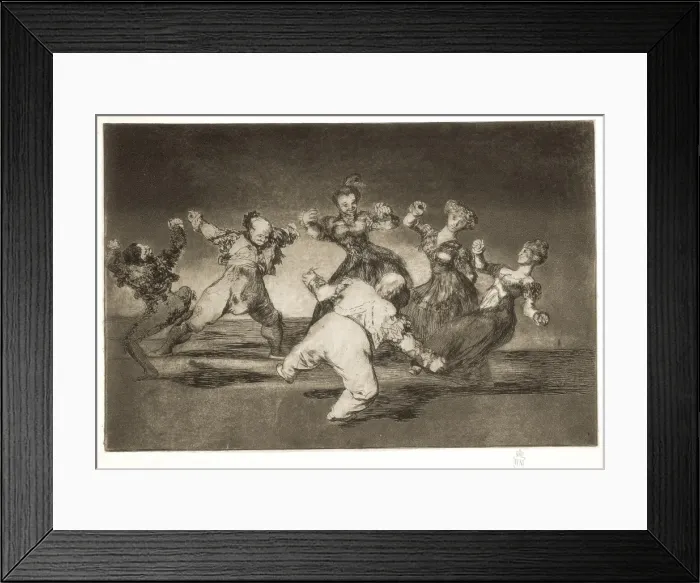 Framed Print : Happy fantasy. Plate 12 of Proverbs Framed Print : Happy fantasy. Plate 12 of Proverbs