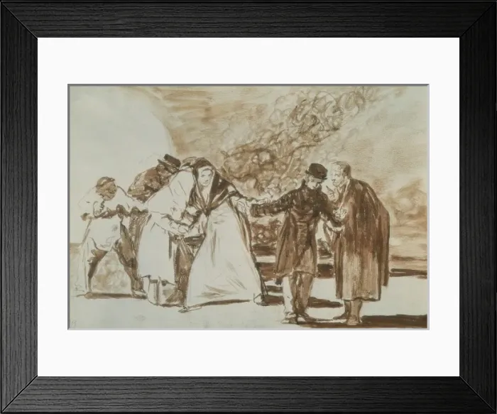 Framed Print : Plate 16 of Proverbs. Preparatory drawing Framed Print : Plate 16 of Proverbs. Preparatory drawing