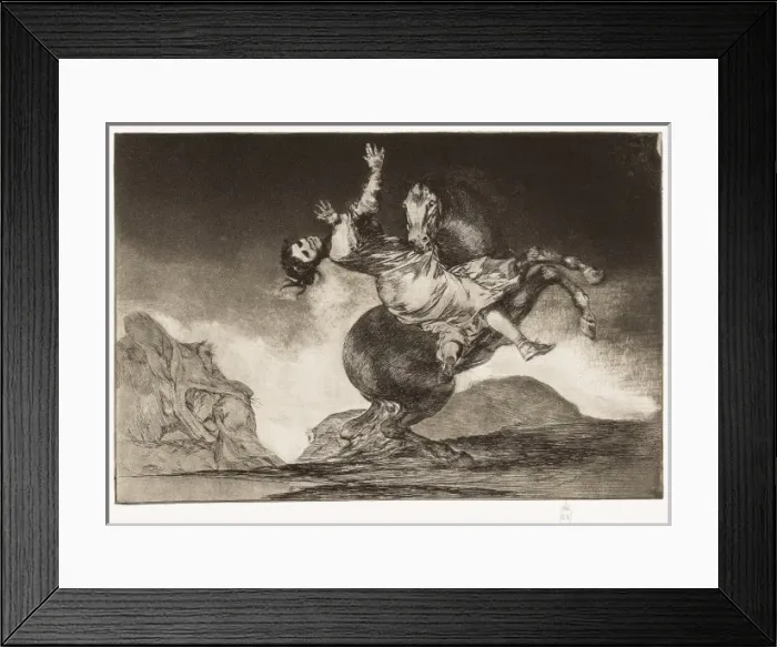 Framed Print : Abducting horse. Plate 10 of Proverbs Framed Print : Abducting horse. Plate 10 of Proverbs