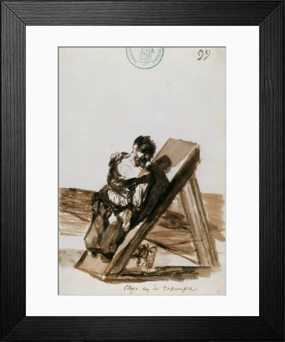 Framed Print : He fell for the trick Framed Print : He fell for the trick