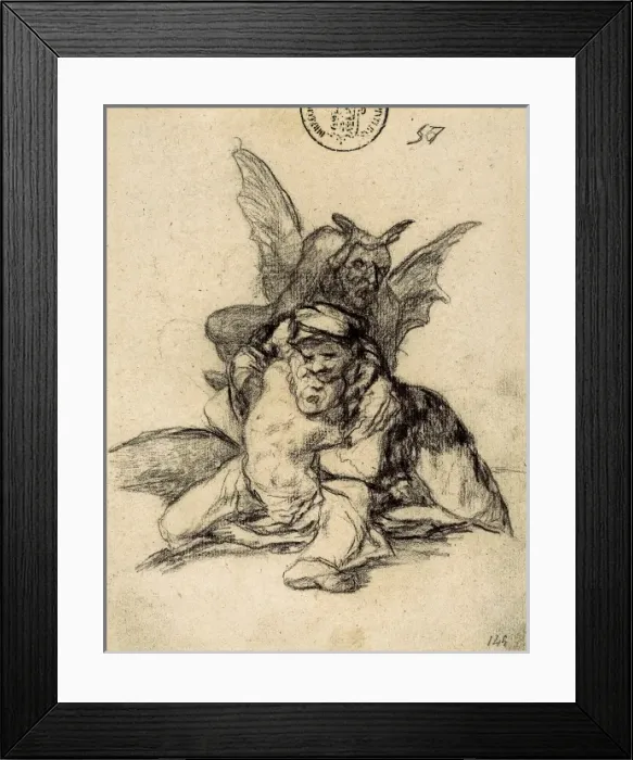 Framed Print : El Diablo los junta Framed Print : El Diablo los junta