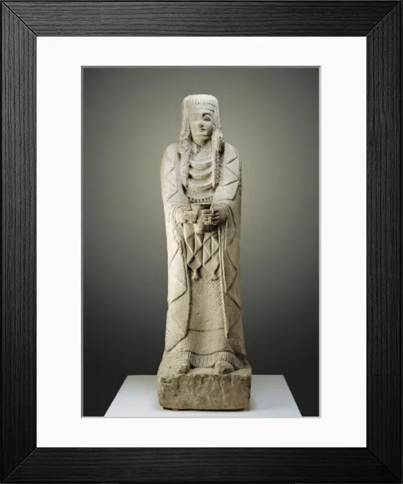 Framed Print : Lady from El Cerro de los Santos Framed Print : Lady from El Cerro de los Santos