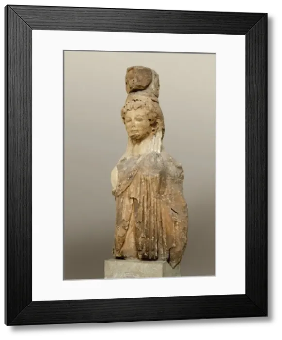 Framed Print : Caryatid from the Treasury of Sifnians Framed Print : Caryatid from the Treasury of Sifnians