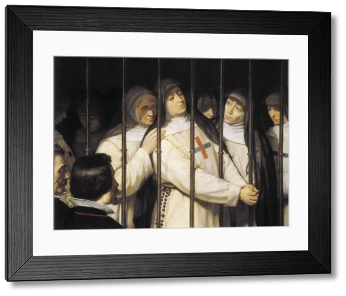 Framed Print : SUAREZ LLANOS, Ignacio (1830-1881). Sor Marcela Framed Print : SUAREZ LLANOS, Ignacio (1830-1881). Sor Marcela