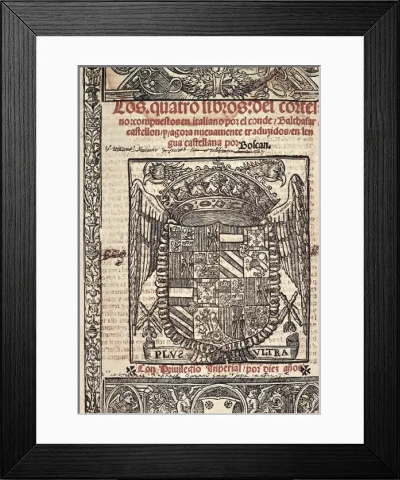 Framed Print : BOSCAN Y ALMOGAVER, Juan (1495-1542). Spanish Framed Print : BOSCAN Y ALMOGAVER, Juan (1495-1542). Spanish