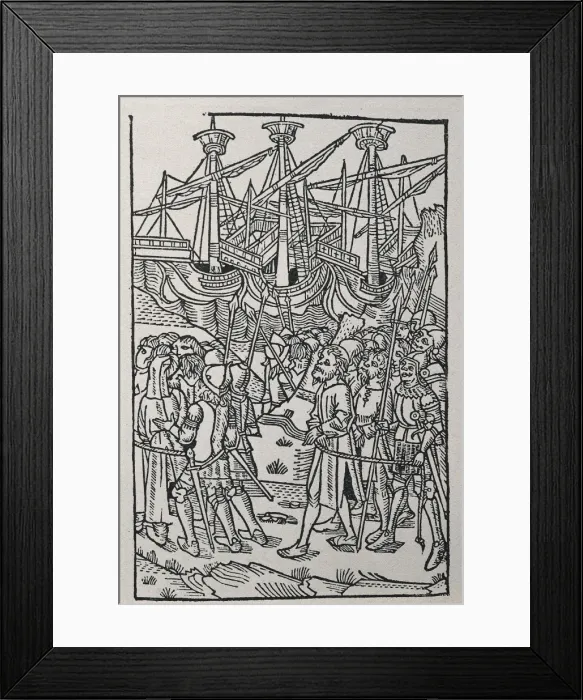 Framed Print : Illustration of History of Vespasianus. Edition Framed Print : Illustration of History of Vespasianus. Edition
