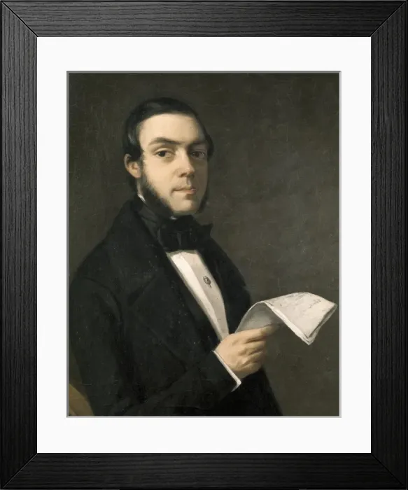 Framed Print : DONOSO CORTɓ, Juan (1809-1853). Spanish writer Framed Print : DONOSO CORTɓ, Juan (1809-1853). Spanish writer