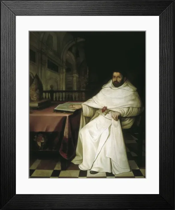Framed Print : VALDɓLEAL, Juan de (1622-1690). Fray Alonso Framed Print : VALDɓLEAL, Juan de (1622-1690). Fray Alonso