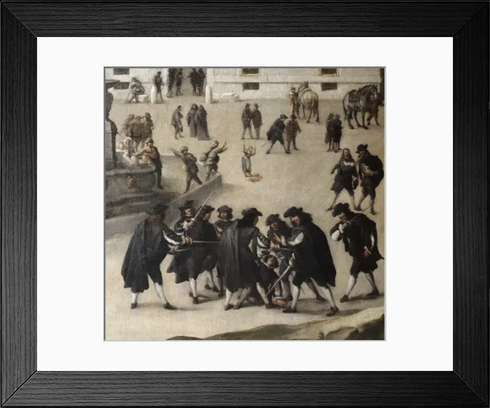 Framed Print : Miracle of the Virgin of Atocha in the Works Framed Print : Miracle of the Virgin of Atocha in the Works