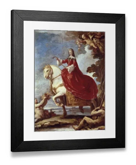 Framed Print : GIORDANO, Luca (1632-1705). Mariana of Neubourg Framed Print : GIORDANO, Luca (1632-1705). Mariana of Neubourg