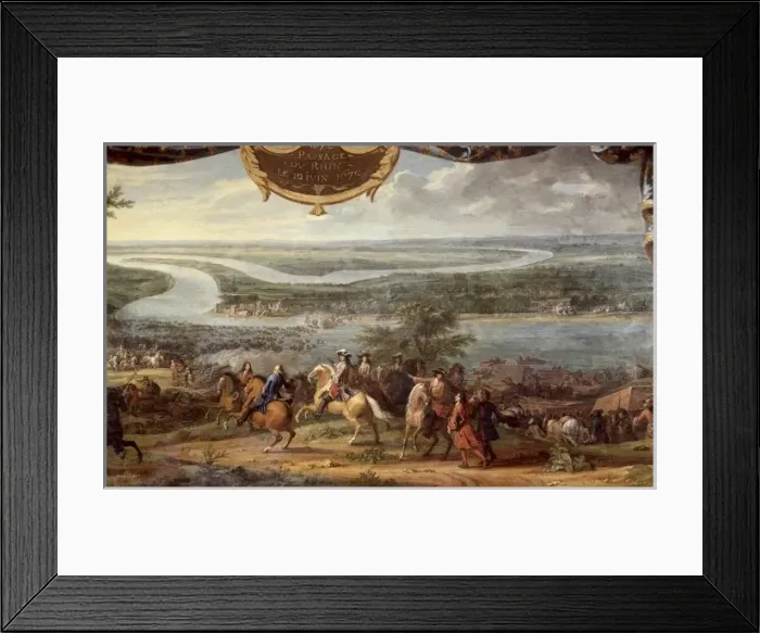 Framed Print : LE CONTE, Saveur (1659-1694). Crossing the Rhine Framed Print : LE CONTE, Saveur (1659-1694). Crossing the Rhine