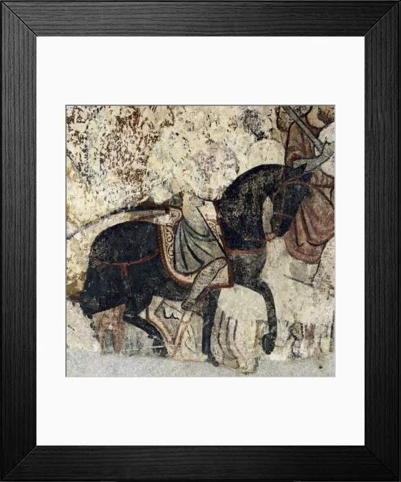 Framed Print : The Conquest of Majorca. 1285 - 1290. Death of Framed Print : The Conquest of Majorca. 1285 - 1290. Death of
