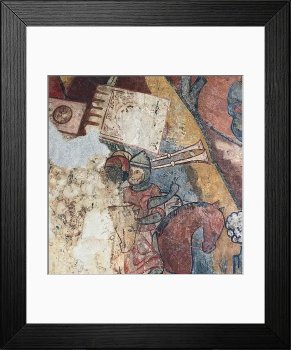 Framed Print : The Conquest of Majorca. 1285 - 1290. Death of Framed Print : The Conquest of Majorca. 1285 - 1290. Death of