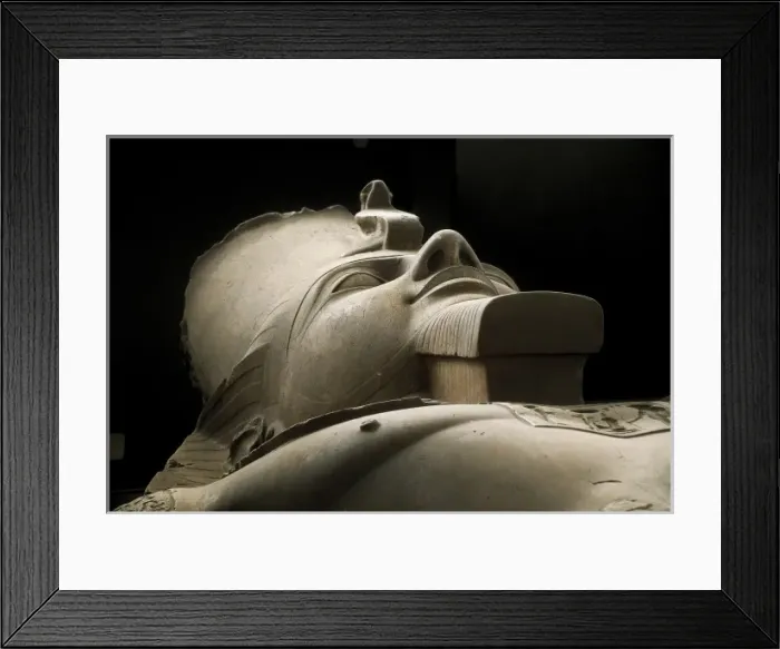 Framed Print : Colossal Statue of Ramses II. 13th c. BC. Egyptian Framed Print : Colossal Statue of Ramses II. 13th c. BC. Egyptian