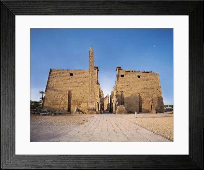 Framed Print : Temple of Amon - Ra. EGYPT. QUENA. Luxor. Thebes Framed Print : Temple of Amon - Ra. EGYPT. QUENA. Luxor. Thebes