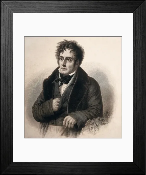 Framed Print : GAILLARD, Ren頨1719-1790). Portrait of Chateaubriand Framed Print : GAILLARD, Ren頨1719-1790). Portrait of Chateaubriand
