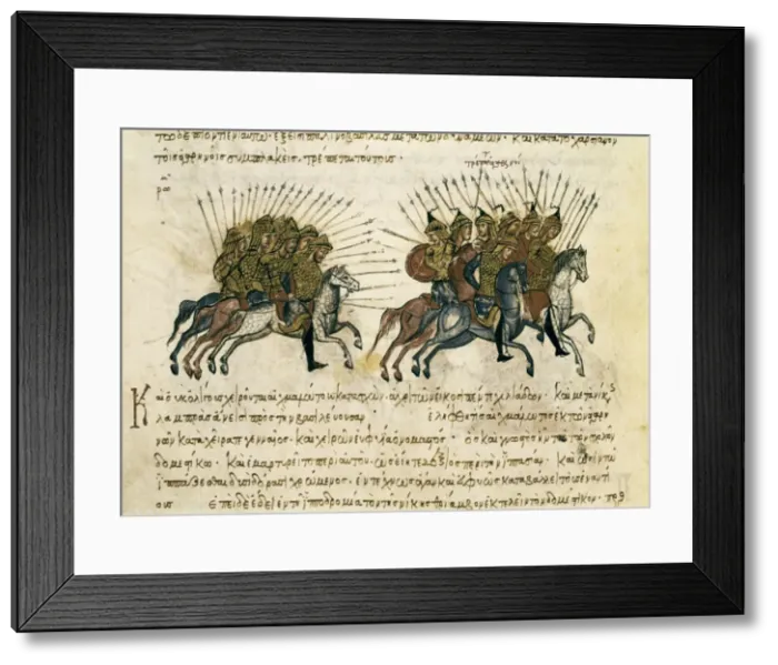Framed Print : SKYLITZER, John (9th century). Madrid Skylitzes Framed Print : SKYLITZER, John (9th century). Madrid Skylitzes