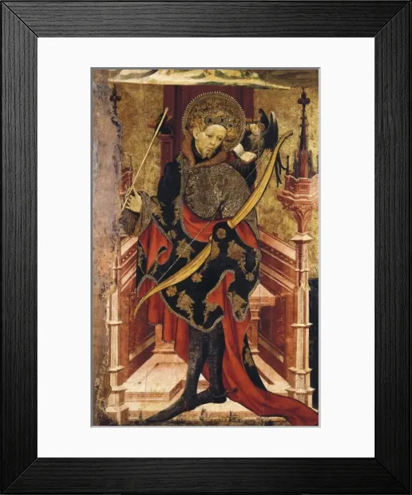 Framed Print : MATES, Joan (14th century-15th century). Saint Framed Print : MATES, Joan (14th century-15th century). Saint