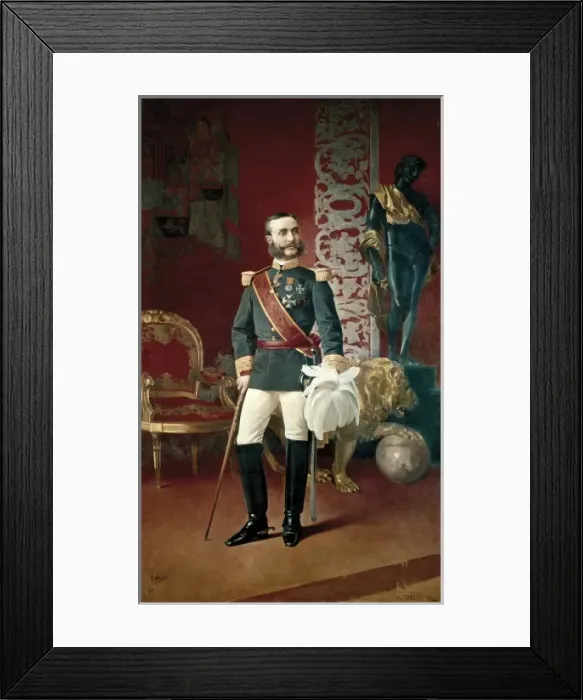Framed Print : ESTEBAN, Hermenegildo (19th century). Portrait Framed Print : ESTEBAN, Hermenegildo (19th century). Portrait