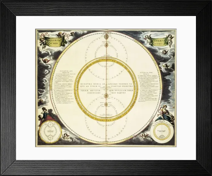 Framed Print : CELLARIUS, Andreas (1596-1665). Atlas Coelestis Framed Print : CELLARIUS, Andreas (1596-1665). Atlas Coelestis