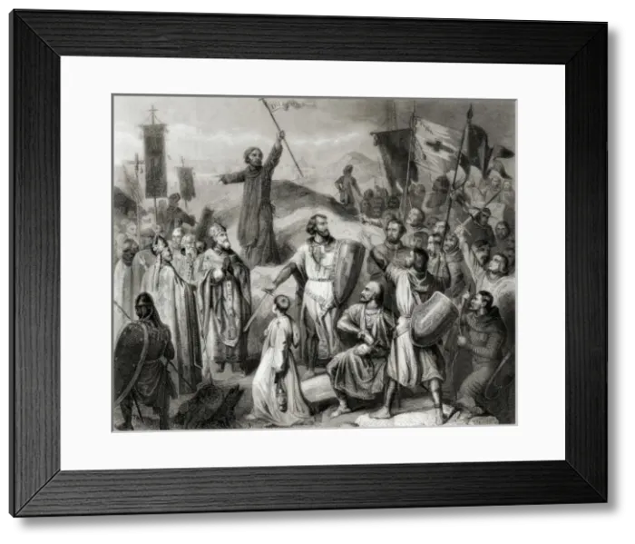 Framed Print : First Crusade. Taking of Jerusalem, 14th July Framed Print : First Crusade. Taking of Jerusalem, 14th July
