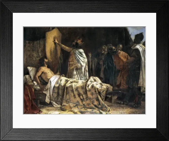 Framed Print : Wilfred the Hairy (840-897). Death of the Count Framed Print : Wilfred the Hairy (840-897). Death of the Count