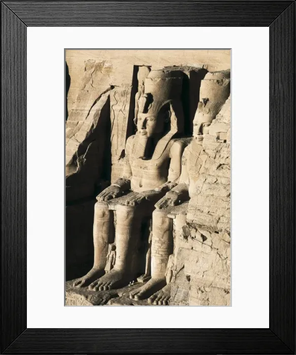 Framed Print : Great Temple of Rameses II. EGYPT. Abu Simbel Framed Print : Great Temple of Rameses II. EGYPT. Abu Simbel