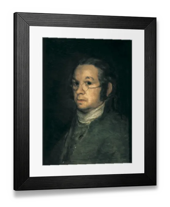 Framed Print : GOYA Y LUCIENTES, Francisco de (1746-1828). Self-Portrait Framed Print : GOYA Y LUCIENTES, Francisco de (1746-1828). Self-Portrait