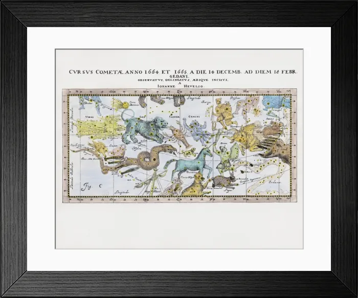 Framed Print : Cursus Cometae, treated on the location and trajectory Framed Print : Cursus Cometae, treated on the location and trajectory