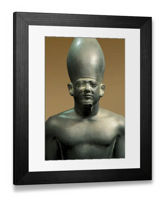 Framed Print : Triad of Menkaure (Mycerinus) with the goddess