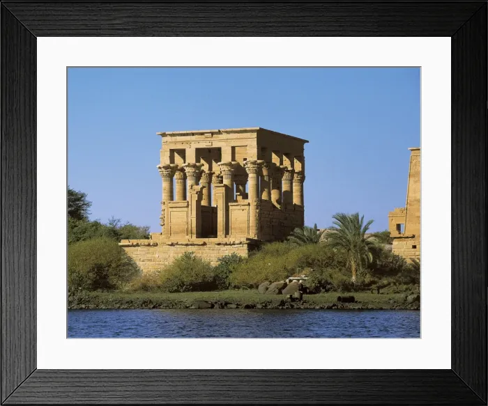 Framed Print : Trajans Kiosk. 2nd c. EGYPT. Philae. Egyptian Framed Print : Trajans Kiosk. 2nd c. EGYPT. Philae. Egyptian