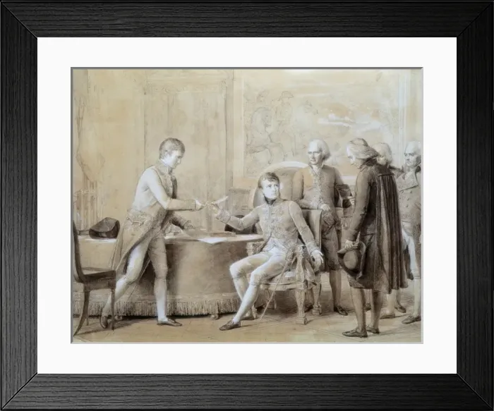 Framed Print : GERARD, Fran篩s (1770-1837). Signature of Framed Print : GERARD, Fran篩s (1770-1837). Signature of
