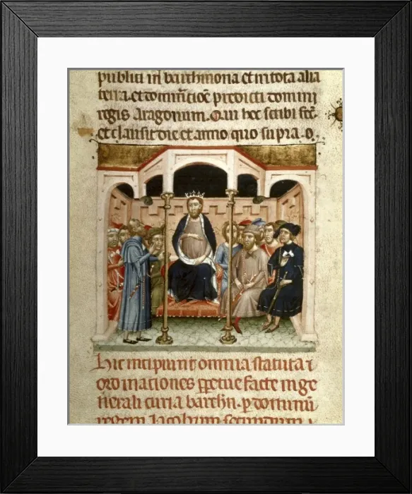 Framed Print : James II the Just (1267-1327). King of Aragon Framed Print : James II the Just (1267-1327). King of Aragon