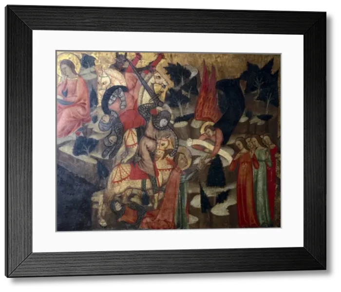 Framed Print : LOERT, Joan (14th century). Altarpiece of Saint Framed Print : LOERT, Joan (14th century). Altarpiece of Saint