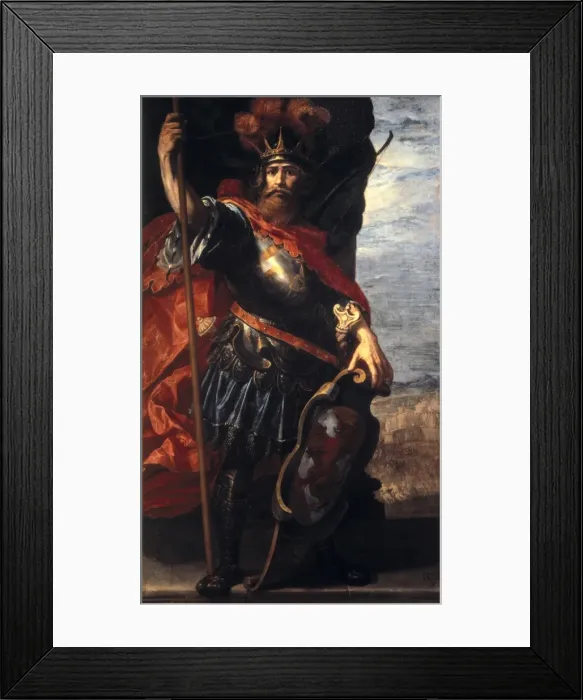 Framed Print : Carducci, Vincenzo. Ataulphus, King of Goths Framed Print : Carducci, Vincenzo. Ataulphus, King of Goths