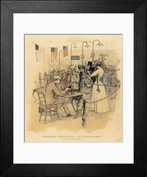 Framed Print : EDISON, Thomas Alva (1847-1931). United States Framed Print : EDISON, Thomas Alva (1847-1931). United States