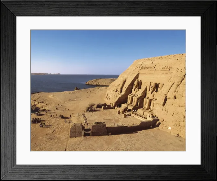 Framed Print : Great Temple of Rameses II. EGYPT. ASWAN. Abu Framed Print : Great Temple of Rameses II. EGYPT. ASWAN. Abu