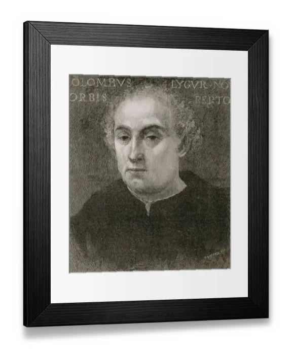 Framed Print : COLUMBUS, ChrIstopher (1451-1506). Sailor Framed Print : COLUMBUS, ChrIstopher (1451-1506). Sailor