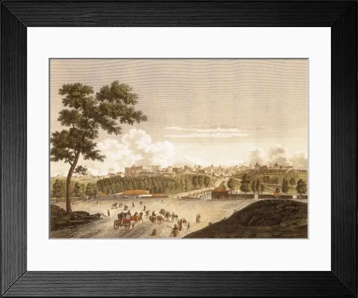 Framed Print : View of Madrid taken from the way to Segovia Framed Print : View of Madrid taken from the way to Segovia