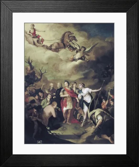 Framed Print : ALONSO DEL RIVERO, Jos頨18th century). Charles Framed Print : ALONSO DEL RIVERO, Jos頨18th century). Charles
