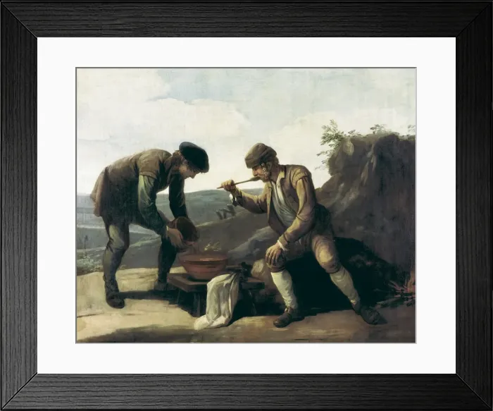 Framed Print : The Sopa Boba or the Breakfast. 18th c. Anonymous Framed Print : The Sopa Boba or the Breakfast. 18th c. Anonymous